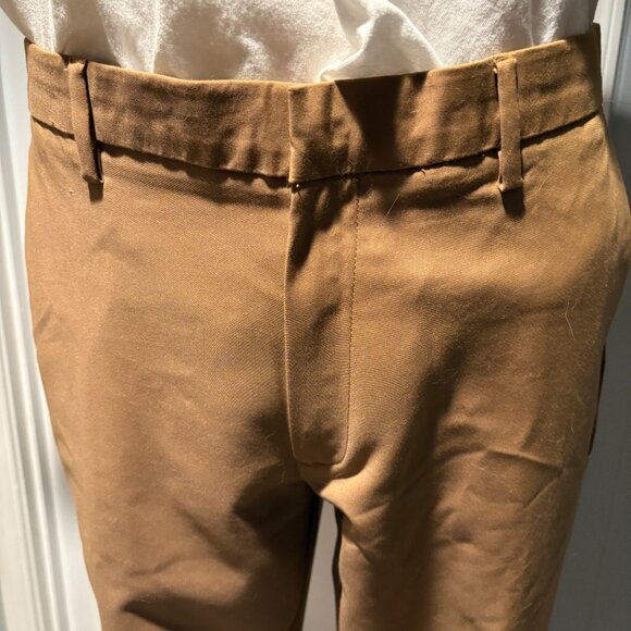 Good Threads Men's Slim Fit Dress Stretch Performance Pants Size 36W 33L. Tan - Picture 4 of 8